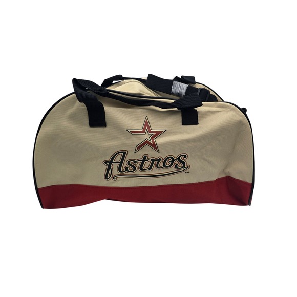 Other - Houston Astros 45th Anniversary Duffel Bag Tan Red 1962-2006 Kroger Promo MLB